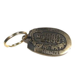Mule Days 2008 Bishop California Collectable Brass Keychain Horse Shoe Brass...